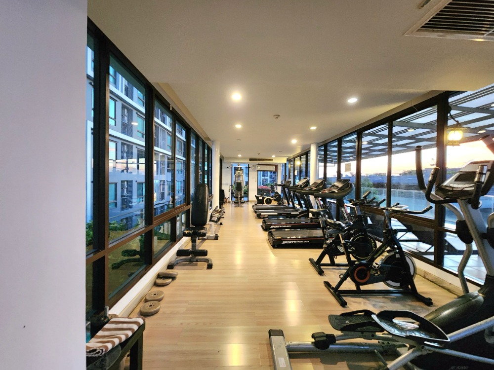 For RentCondoBangna, Bearing, Lasalle : Status as per the cover photo**Room available, east side, 8th floor, topmost, private**For rent, The Niche Mono Bangna, Phase 1, Building B, ready to move in, ready to view.