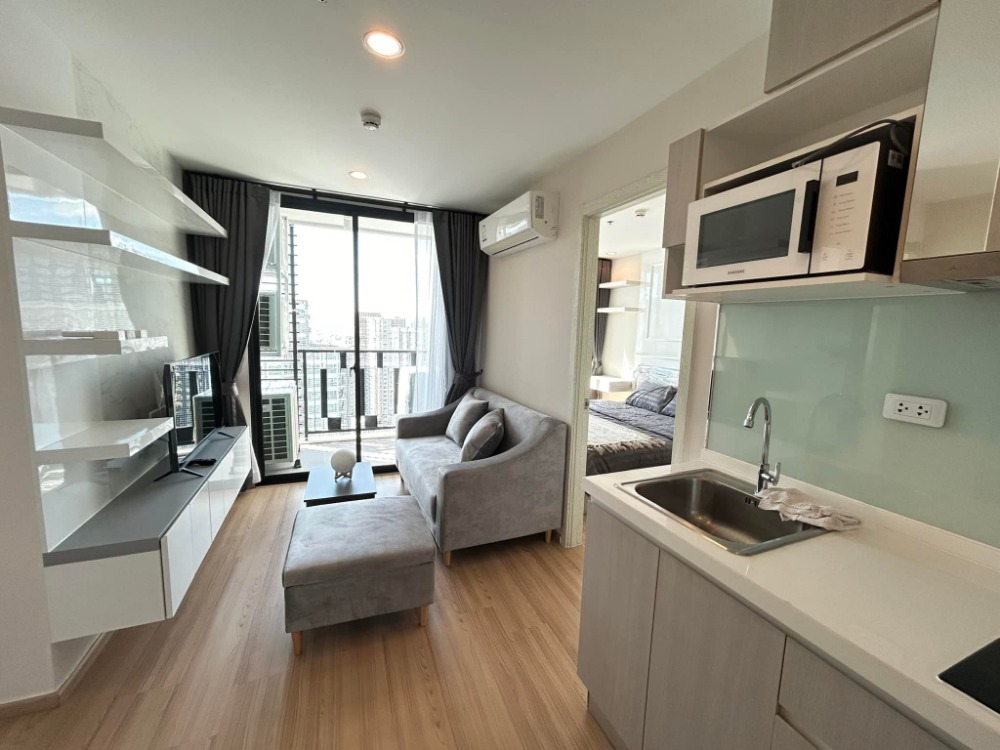 For RentCondoOnnut, Udomsuk : For rent Artemis Sukhumvit77 45 sq m, 2 bedrooms, 2 bathrooms, beautiful room, fully furnished, near BTS On Nut, convenient transportation