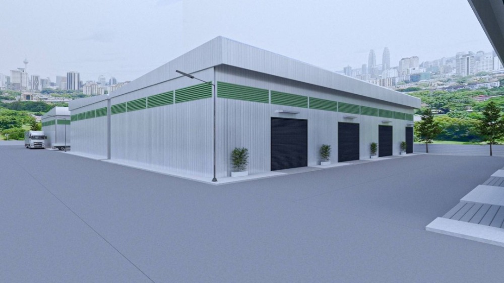 For RentWarehouseSamut Prakan,Samrong : Warehouse for rent, location next to Nam Daeng - Bang Phli, next to the main road, near Wat Nam Daeng. Srinakarin Road, Bangna, area 1,000 sq m., code F8012.