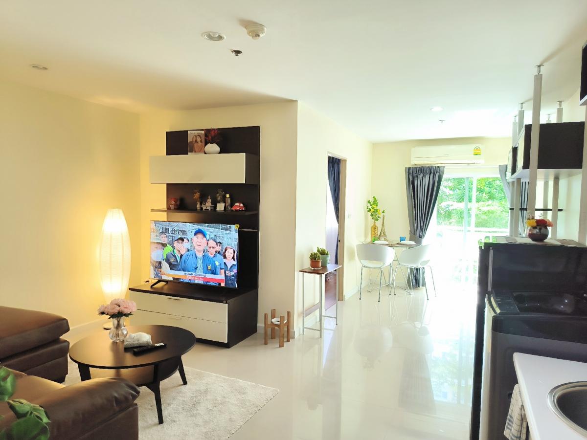 For RentCondoThaphra, Talat Phlu, Wutthakat : 💥For short-term rent💥Metro Park (The lake) size 44 sq m. Fully furnished, near MRT/BTS Bang Wa