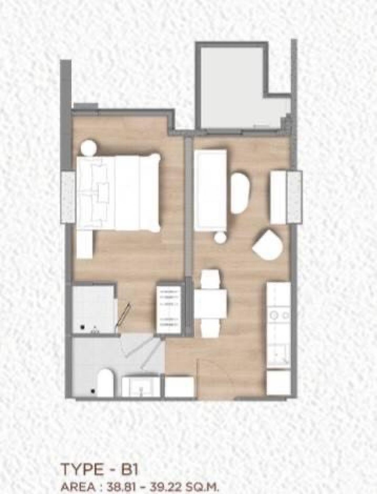 Sale DownCondoPattaya, Bangsaen, Chonburi : 🔥 𝐀𝐑𝐎𝐌 𝐉 #Direct #Sale #TQ 6.9 MB | 1 BR | 38 Sqm | Direct Ocean View