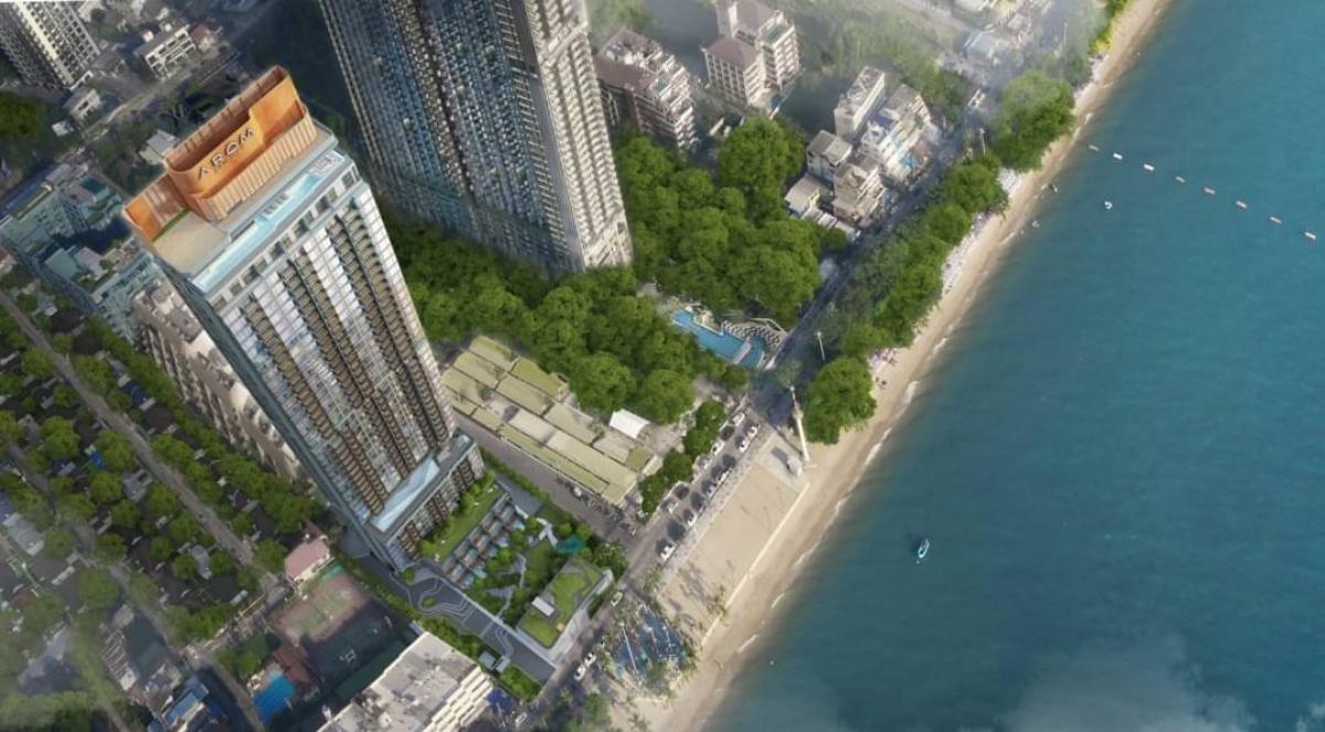 Sale DownCondoPattaya, Bangsaen, Chonburi : 🔥 𝐀𝐑𝐎𝐌 𝐉 #Direct #Sale #TQ 6.9 MB | 1 BR | 38 Sqm | Direct Ocean View