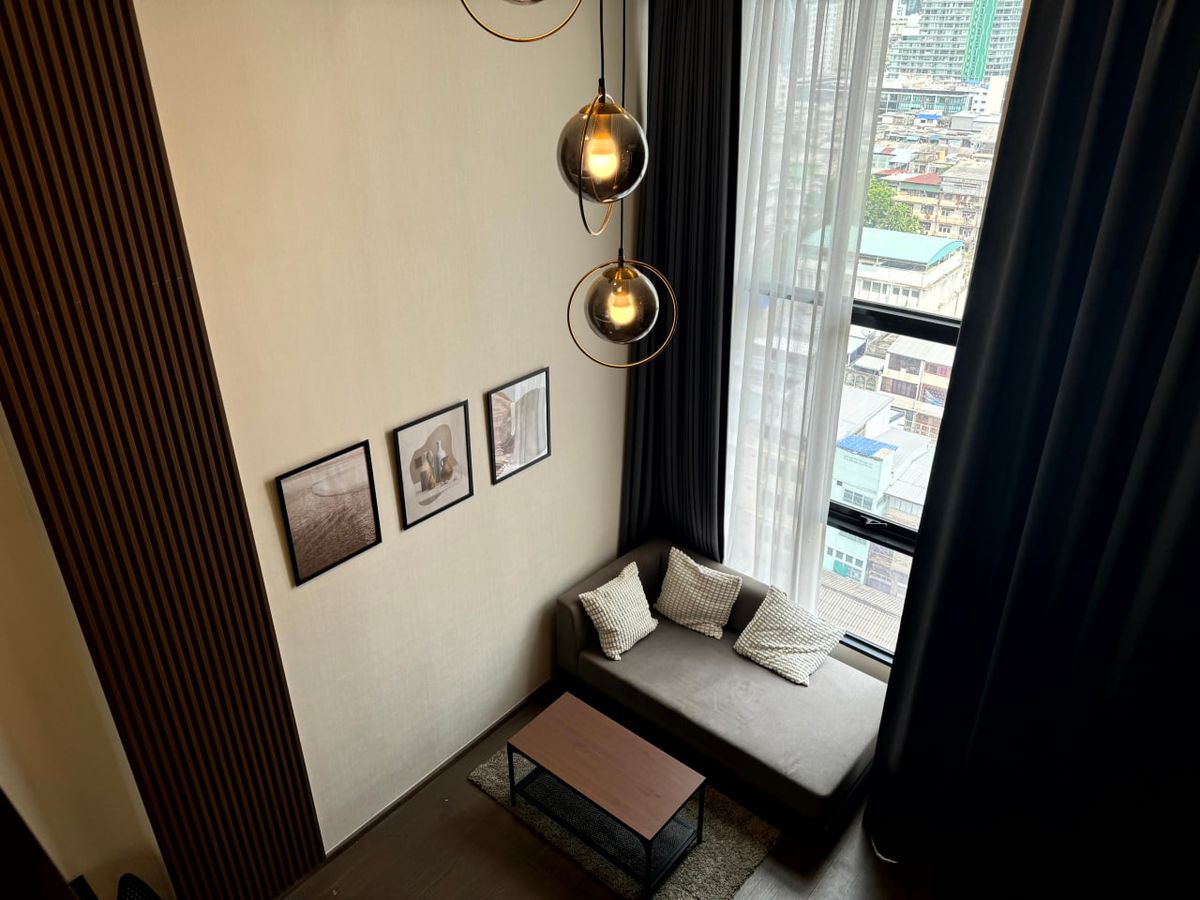 For SaleCondoSiam Paragon ,Chulalongkorn,Samyan : Park Origin Chula - Samyan【𝐑𝐄𝐍𝐓】🔥Loft room, modern style, modern, complete with furniture/appliances. Near MRT Samyan Line Id: @hacondo