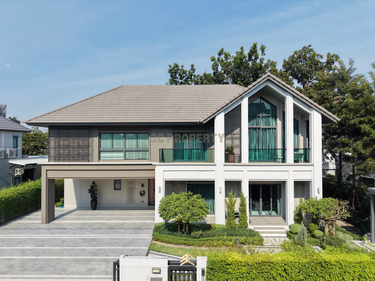 For SaleHouseRama5, Ratchapruek, Bangkruai : End of year sale 🔺️39.9 million  (Show house plot): Bangkok Boulevard Signature Rama 5 (fully furnished)