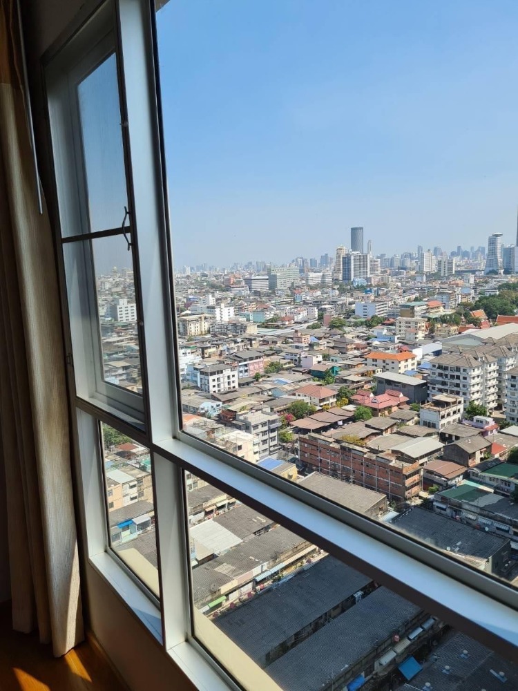 For SaleCondoWongwianyai, Charoennakor : S-HTS107 Condo for sale, Hive Taksin, 21st floor, city view, corner room, 49.1 sq m., 1 bedroom, 1 bathroom, 4.5million 064-959-8900