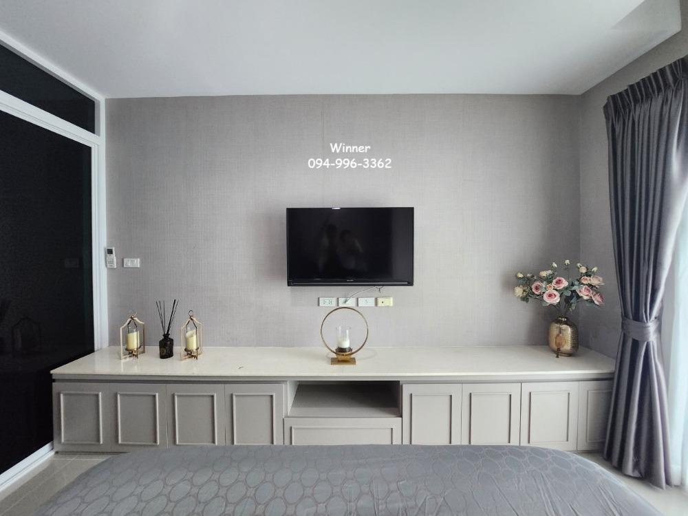 For SaleCondoPattanakan, Srinakarin : For sale: 1 bedroom condo, Asakan Place, 1.8 million baht (free transfer), beautiful room, built-in furniture