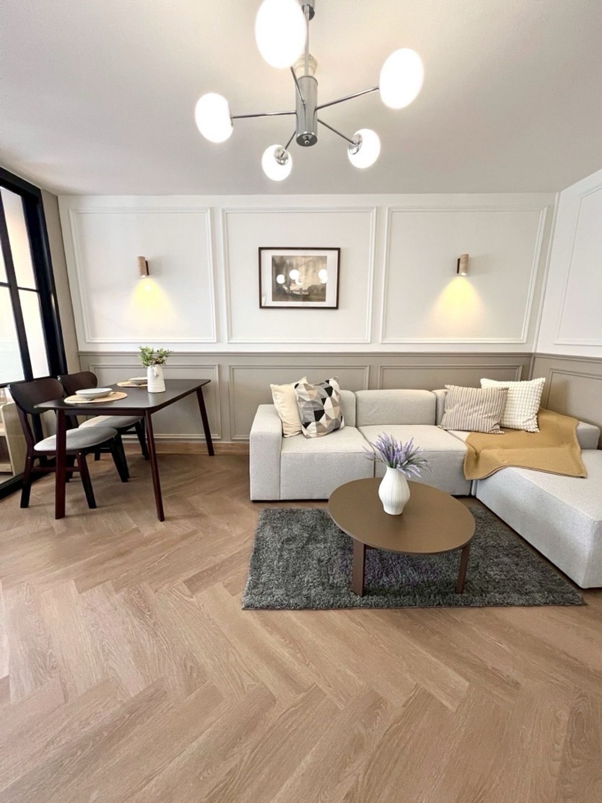 For SaleCondoOnnut, Udomsuk : Beautiful room for sale, newly renovated