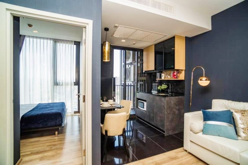 ขายคอนโดสะพานควาย จตุจักร : ขาย The Line จตุจักร - หมอชิต 1 ห้องนอน 27 ตรม. ชั้น 27 ห้องสวย ตกแต่งครบ พร้อมอยู่