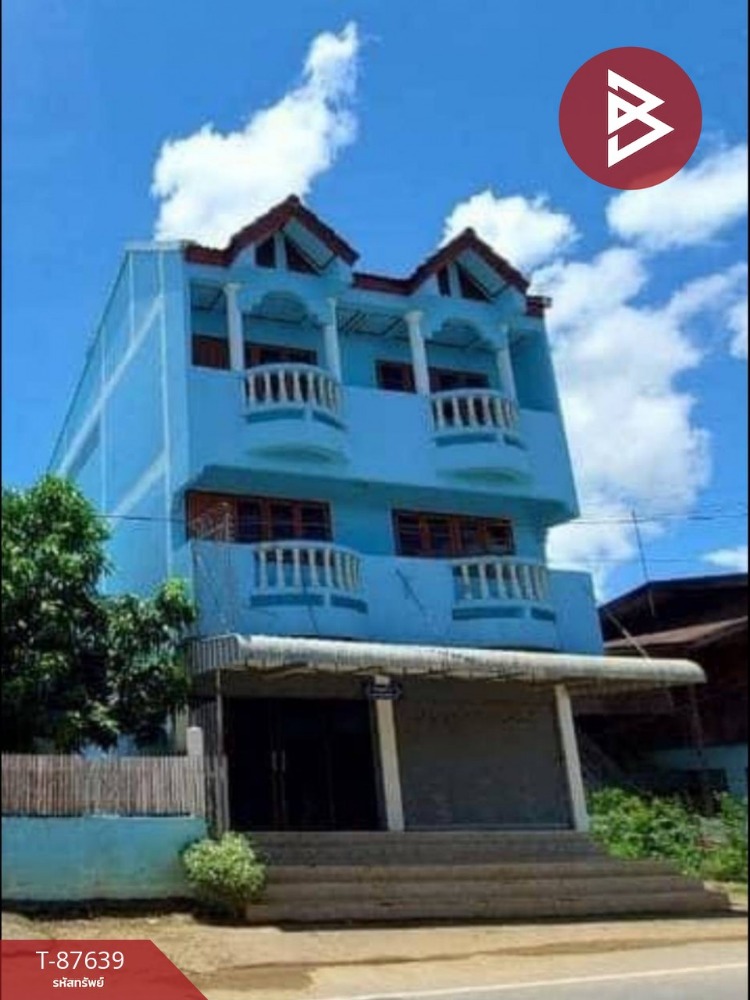 For SaleShop HousePhrae : 3-story commercial building for sale, area 77 square meters, in Wiang, Phrae.