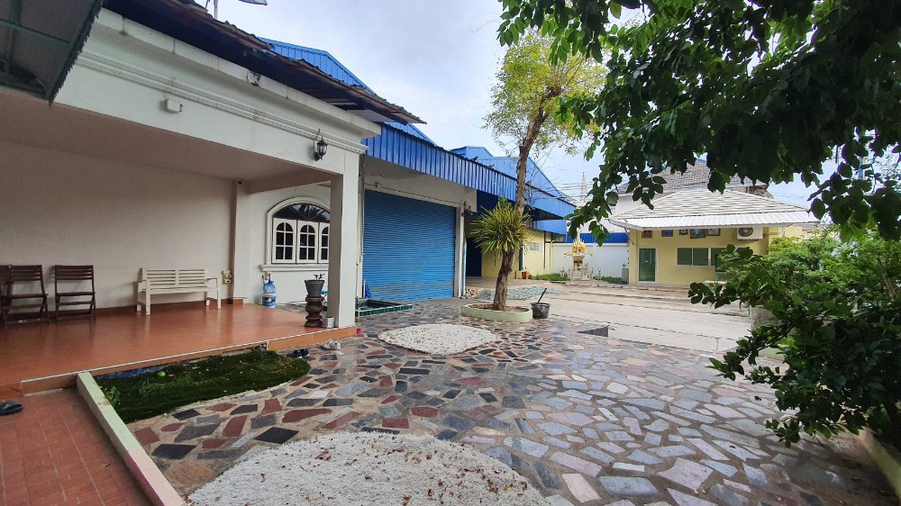 ขายบ้านมหาชัย สมุทรสาคร : ขายบ้านพร้อมโรงงาน 294 ตรว. ซอยโรงหล่อ ถนนกิจมณี  เมืองสมุทรสาคร