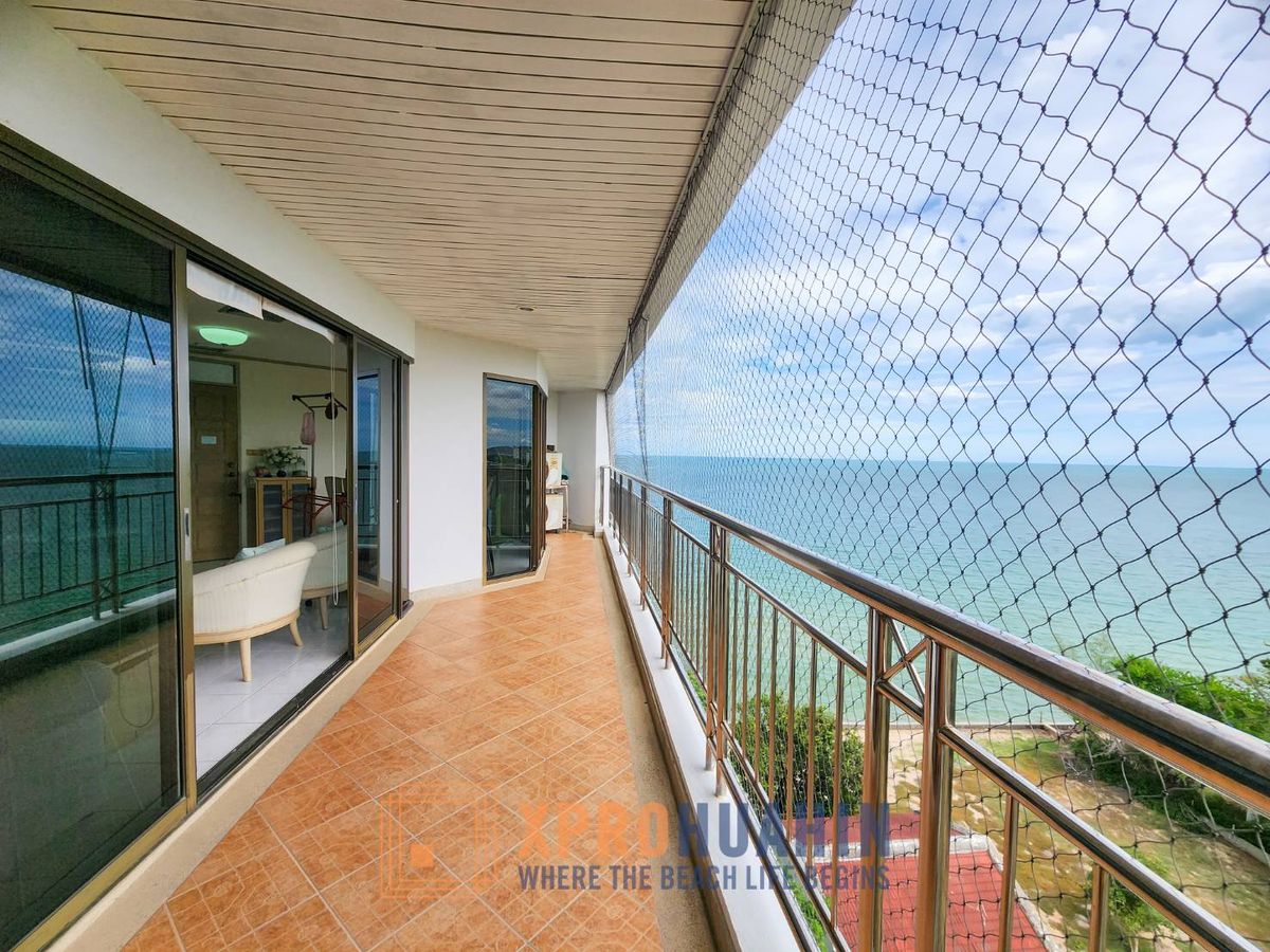 For SaleCondoCha-am Phetchaburi : Nice 2 Bedroom Seaview Apartment at Baan Rabiang Chan