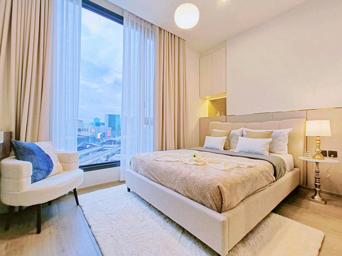 For RentCondoLadprao, Central Ladprao : (For rent) New room beautifully decorated like The Crest Park Residences hotel.