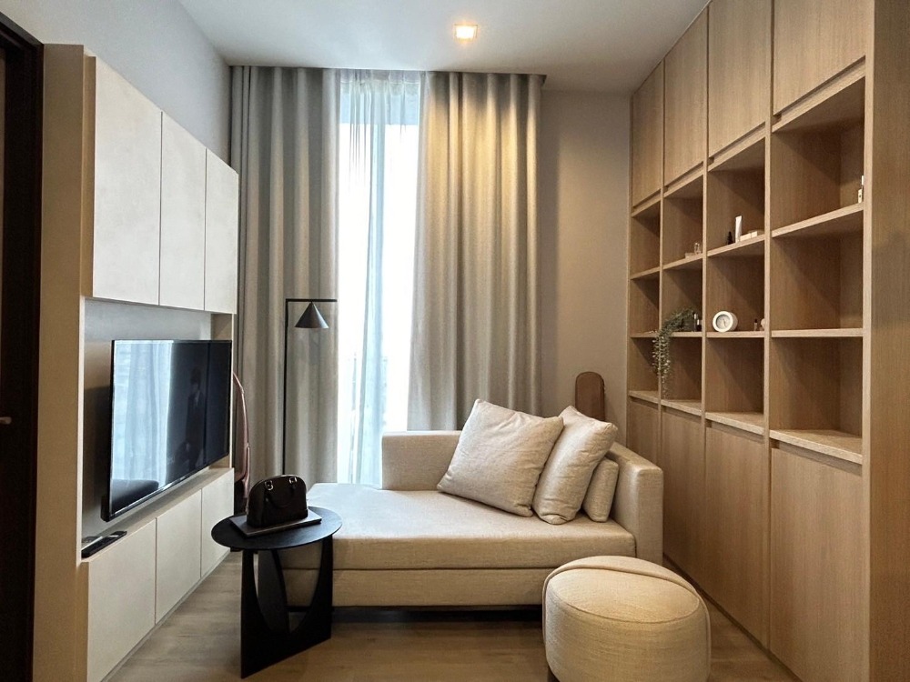 For RentCondoLadprao, Central Ladprao : For rent, 1 bedroom, newly decorated garden view, The Crest Park Residences project.