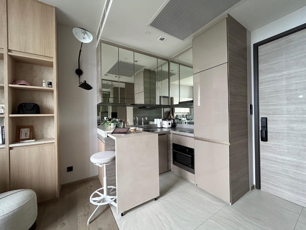 For RentCondoLadprao, Central Ladprao : For rent, 1 bedroom, newly decorated garden view, The Crest Park Residences project.