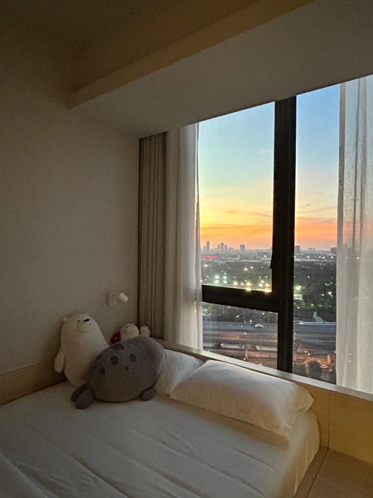 For RentCondoLadprao, Central Ladprao : For rent, 1 bedroom, newly decorated garden view, The Crest Park Residences project.