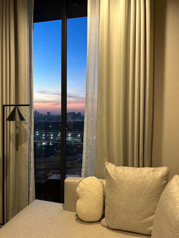 For RentCondoLadprao, Central Ladprao : For rent, 1 bedroom, newly decorated garden view, The Crest Park Residences project.