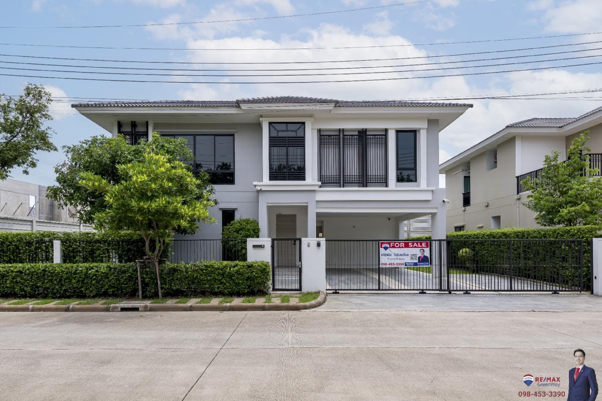 For SaleHouseBang kae, Phetkasem : Luxury single house Prinn Petchkasem 69, corner house Phrase main road 100 sq.wa. 273 sq.m. Wide frontage, big! There is a private backyard 🌳 only this house