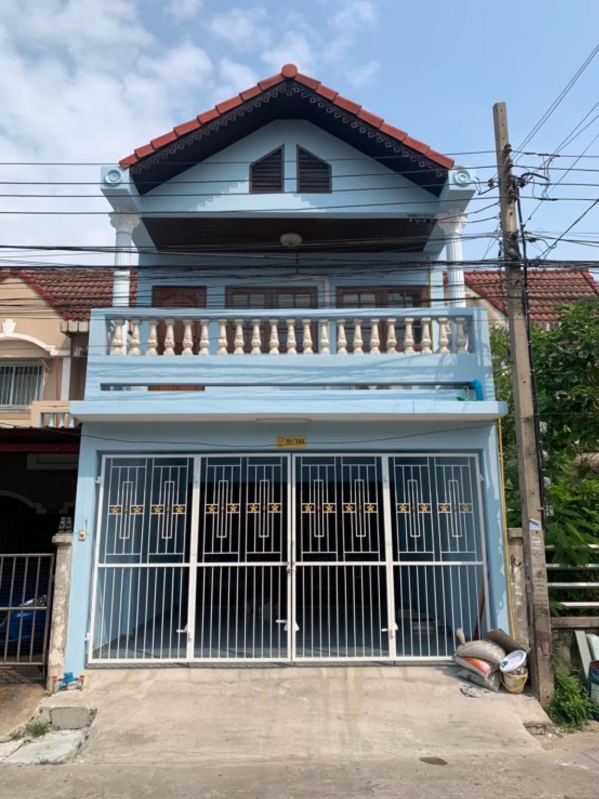 ขายทาวน์โฮมนนทบุรี บางใหญ่ บางบัวทอง : หมู่บ้านจันทิมาธานี2 บางบัวทอง ติดถนนกาญจนาภิเษก ใกล้ MRT ห้างเซ็นทรัลเวสต์เกต