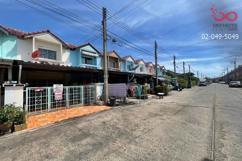 ขายทาวน์โฮมปทุมธานี รังสิต ธรรมศาสตร์ : ขายทาวน์เฮ้าส์ 2 ชั้น หมู่บ้านแดนทอง วิลเลจ ซอยเทศบาล 14 ถนนปทุมธานี-สามโคก