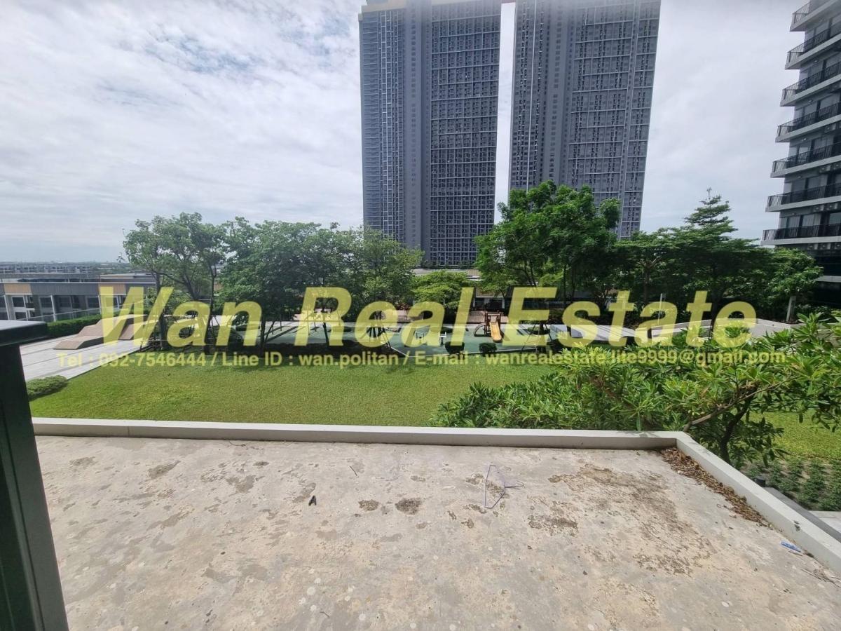 For SaleCondoRattanathibet, Sanambinna : For sale: The Politan Rive, river view, central garden, just come and move in.