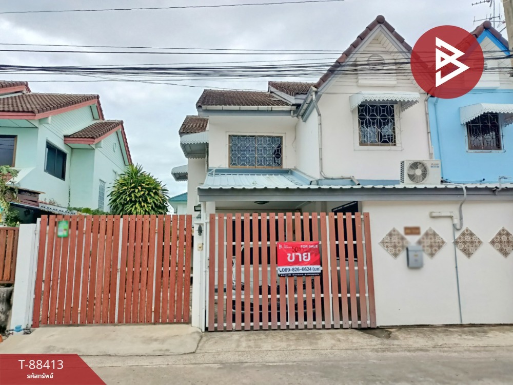 For SaleHouseNonthaburi, Bang Yai, Bangbuathong : Semi-detached house for sale, Baan Nonsi Park Project, Sai Ma, Nonthaburi, ready to move in.