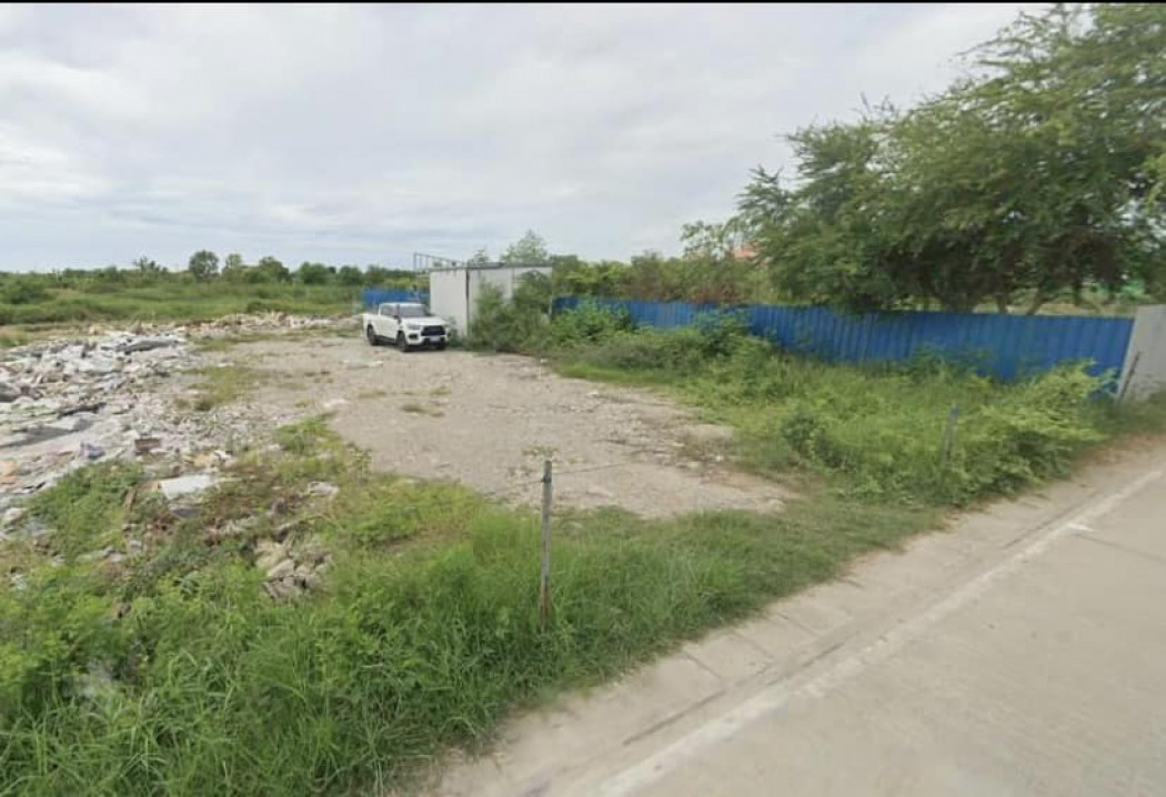 For SaleLandSamut Prakan,Samrong : Land for sale, width 45 m., depth 35 m., road width approximately 7 m., square shape, beautiful, yellow city plan, Soi Thap Bun Chai 28, 1 rai