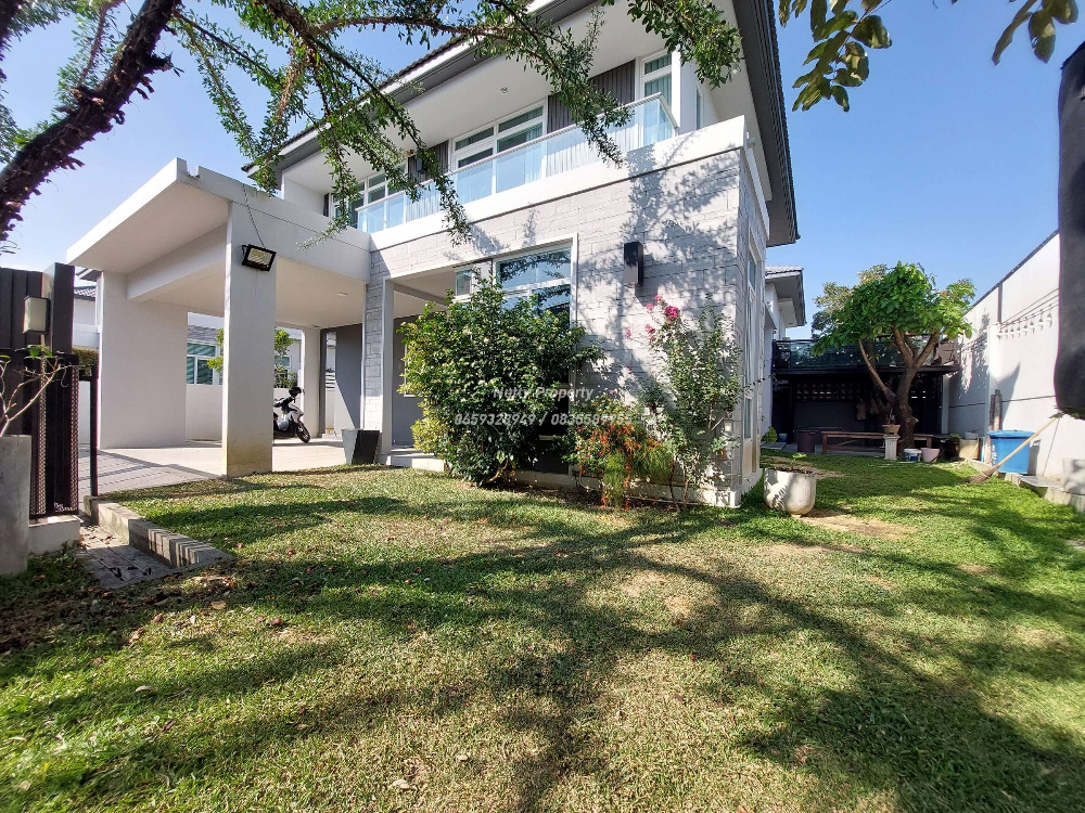 For SaleHouseBangna, Bearing, Lasalle : Manthana 2 Bangna Km.7, private corner house. Soi Ratchawinit Bang Kaew