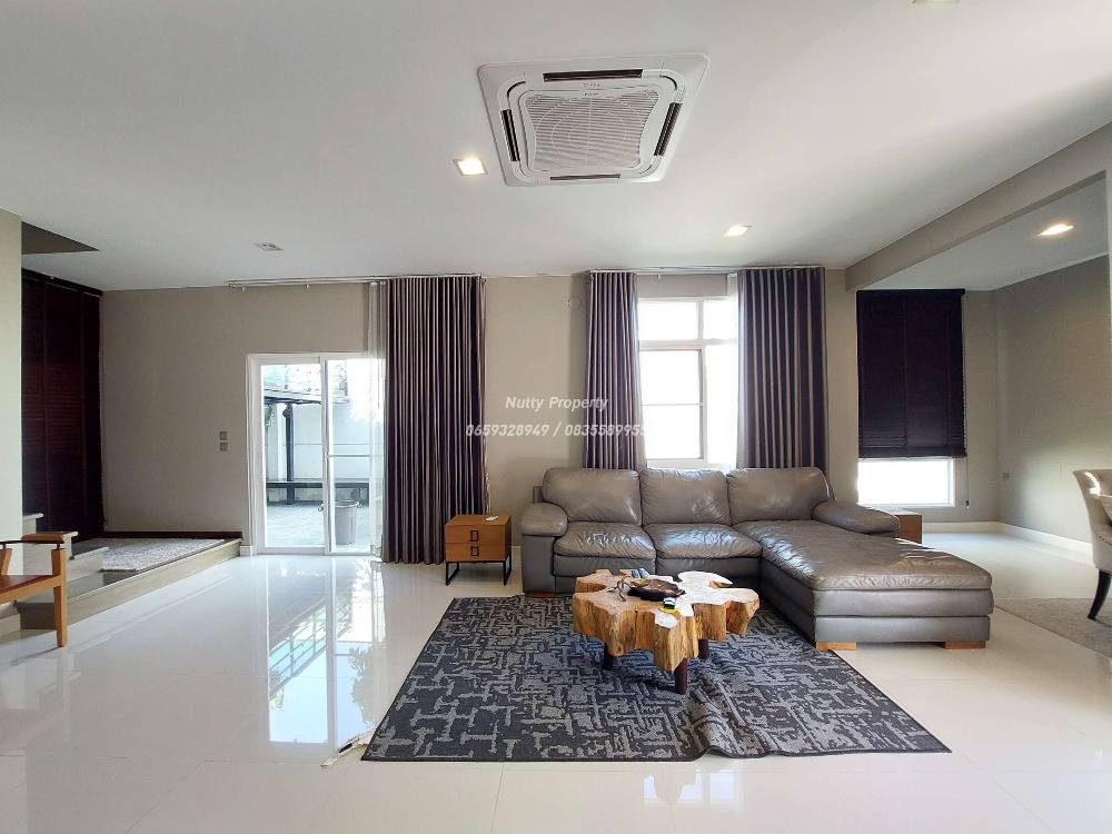 For SaleHouseBangna, Bearing, Lasalle : Manthana 2 Bangna Km.7, private corner house. Soi Ratchawinit Bang Kaew