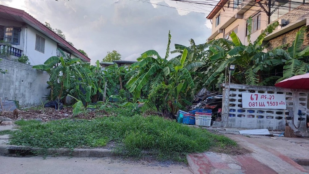 For SaleLandRama9, Petchburi, RCA : S-LBCI101 Land for sale, Soi Seri 9, Rama 9, size 67 sq m, 10 million, 064-959-8900