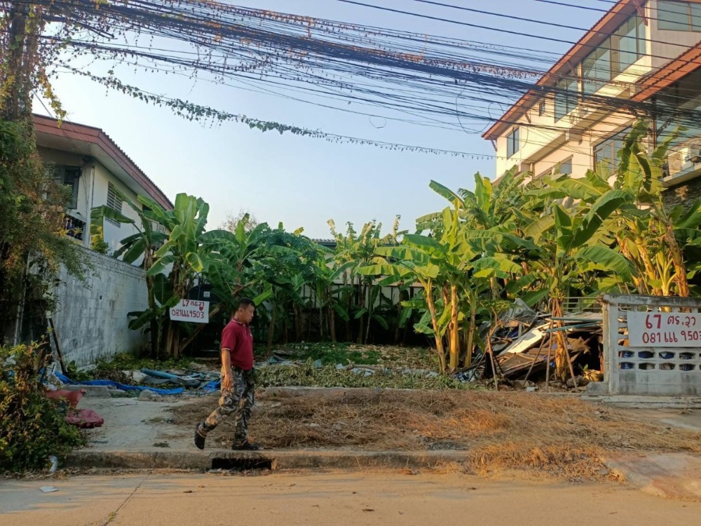 For SaleLandRama9, Petchburi, RCA : S-LBCI101 Land for sale, Soi Seri 9, Rama 9, size 67 sq m, 10 million, 064-959-8900