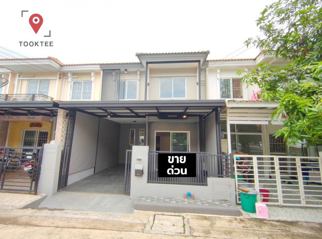 ขายทาวน์โฮมบางแค เพชรเกษม : ขาย ทาวน์โฮม Pruksa Town Phetkasem 81 100 ตรม 17.2 ตรว ต่อเติมหน้าบ้าน โรงจอด ครัวบิ้วอิน สภาพนางฟ้า พร้อมอยู่