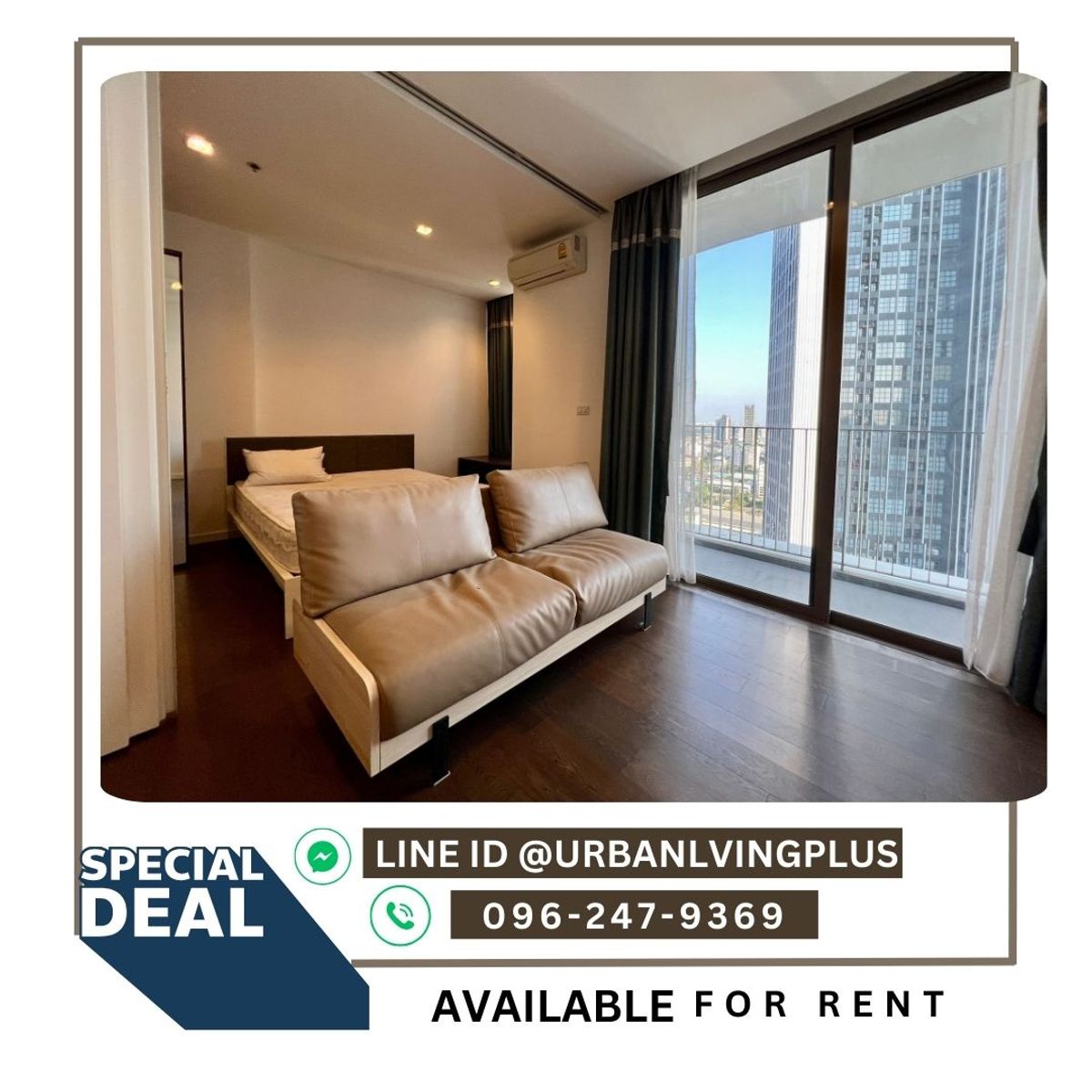 For RentCondoSathorn, Narathiwat : ( U20250203200 )  Tel/Line 096-2479369 FOR RENT NARA9 CONDO1 bedroom , 1 bathroom , Nice room , Ready to move in✨