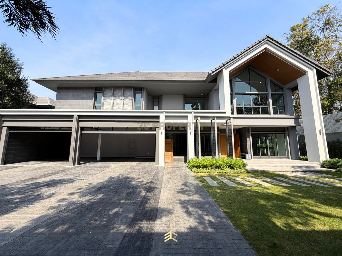 For SaleHouseRama5, Ratchapruek, Bangkruai : Single house, land area 189 square wah: Bangkok Boulevard Signature Rama 5: near Denla School (Kee 095-0898947)