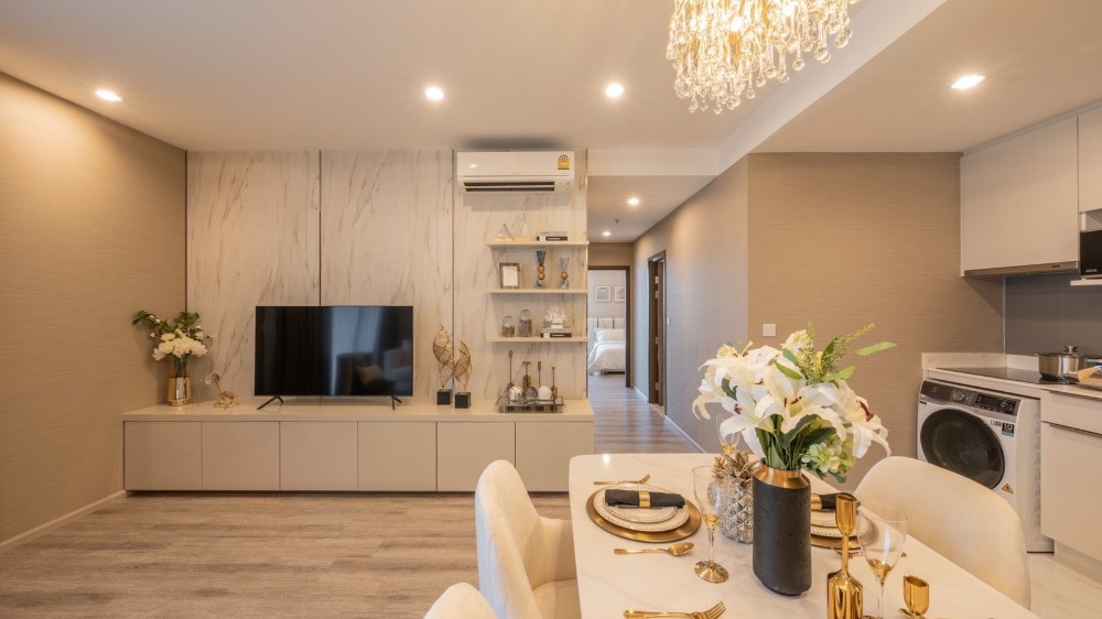 ให้เช่าคอนโดอ่อนนุช อุดมสุข : IDEO Mobi Sukhumvit 66 2 Beds 2 Baths 65k per month