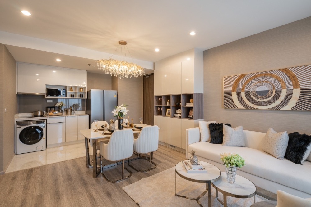 ให้เช่าคอนโดอ่อนนุช อุดมสุข : IDEO Mobi Sukhumvit 66 2 Beds 2 Baths 65k per month