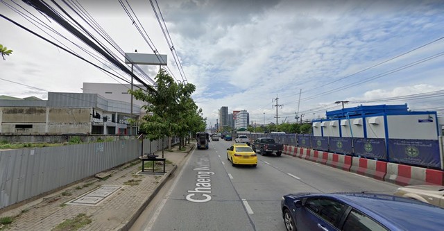 For SaleLandNonthaburi, Bang Yai, Bangbuathong : Land for Sales Next to MRT Sri Ratch station 10-0-34 Rai at Chaeng Watthana Road