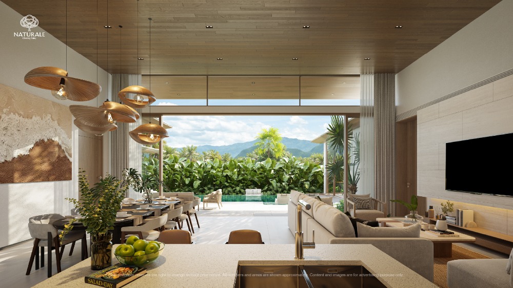 ❖ Exquisite House ❖ บ้านเดียวชั้นเดียว ออกแบบเพื่อทุกคนในครอบครัว | 3 ห้องนอน พื้นที่ใช้สอย 357 sq.m. | Naturale Cherng Talay (เนเชอรัล เชิงทะเล) ใกล้ Blue tree Water park & Lifestyle 2 นาที, หาดบางเทา 5 นาที Loading...