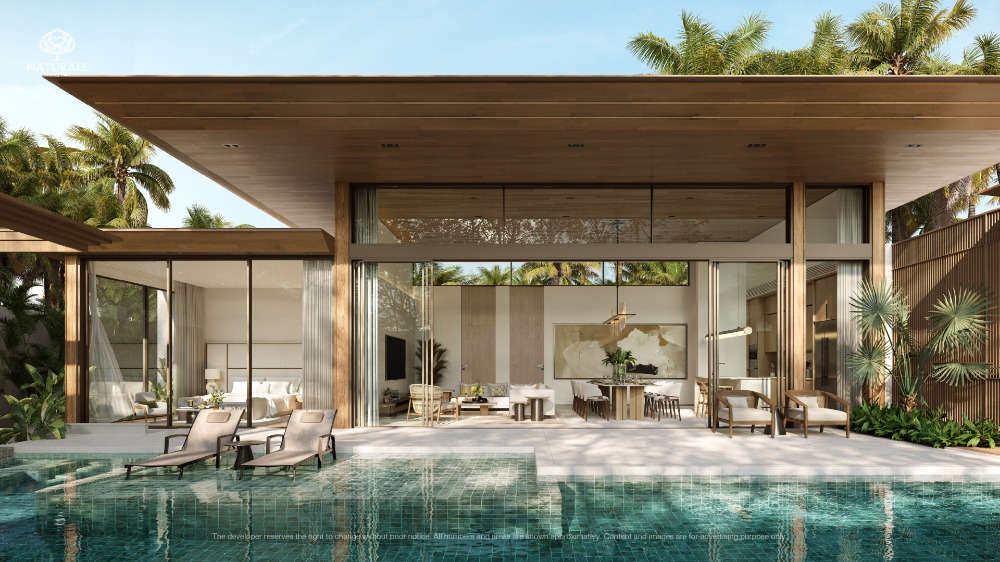 ❖ Spacious House ❖ บ้านเดียวชั้นเดียว ออกแบบเพื่อทุกคนในครอบครัว | 4 ห้องนอน พื้นที่ใช้สอย 511 sq.m. | Naturale Cherng Talay (เนเชอรัล เชิงทะเล) ใกล้ Blue tree Water park & Lifestyle 2 นาที, หาดบางเทา 5 นาที Loading...