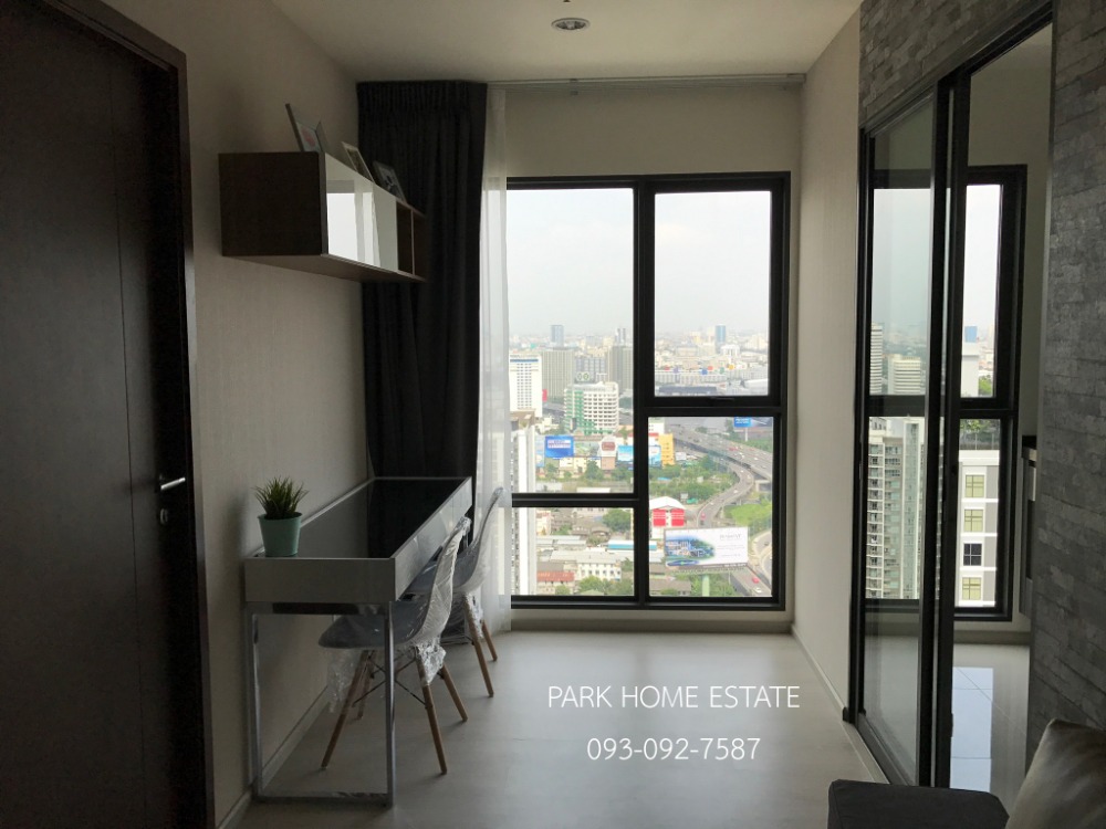 For RentCondoRama9, Petchburi, RCA : Rhythm Asoke 🚄 MRT Rama 9 / 1 Bedroom high floor 📞 Line:@pukkhome (with @ )