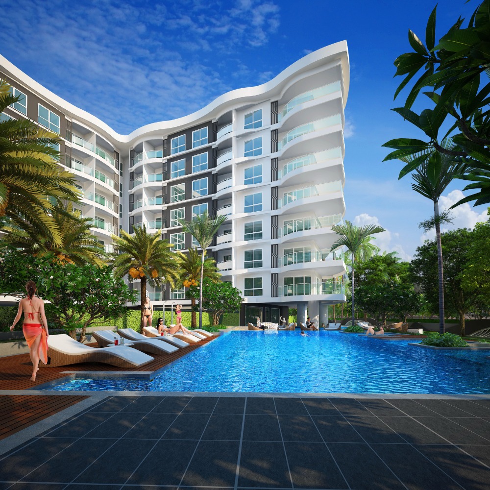 For SaleCondoPattaya, Bangsaen, Chonburi : Ready to move in near the the beach whale Marina Condo, Na Jomtien Beach, studio room, fully furnished ⚜️⚜️