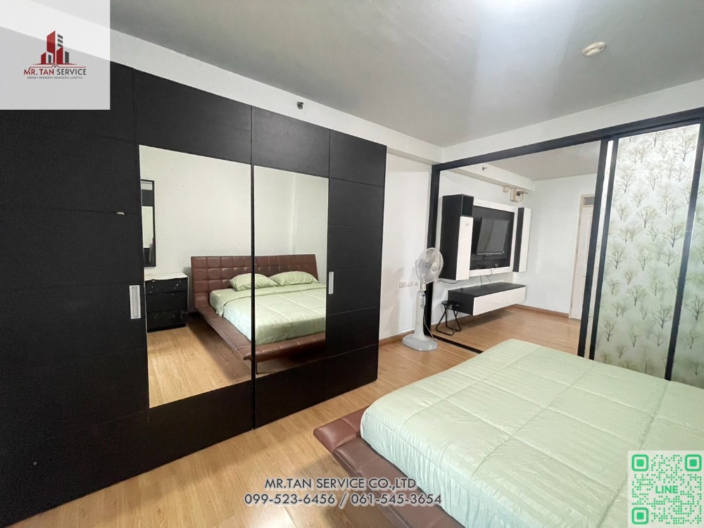 For RentCondoPattanakan, Srinakarin : Condo for rent, Supalai Park Srinakarin, fully furnished, ready to move in, next to the BTS.