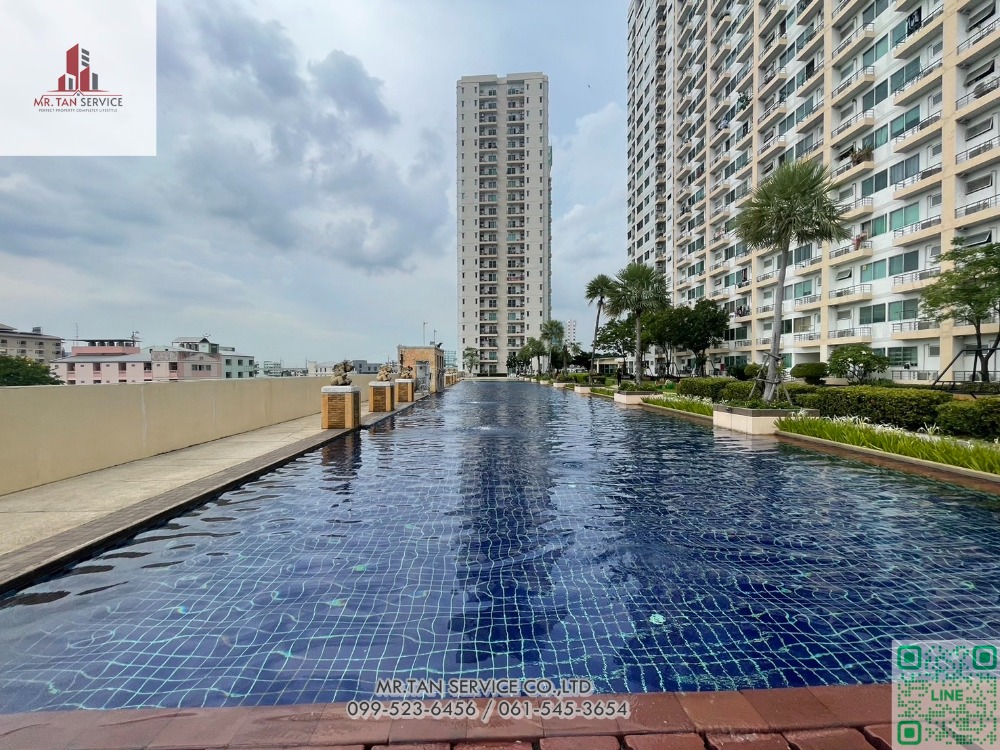 For RentCondoPattanakan, Srinakarin : Condo for rent, Supalai Park Srinakarin, fully furnished, ready to move in, next to the BTS.