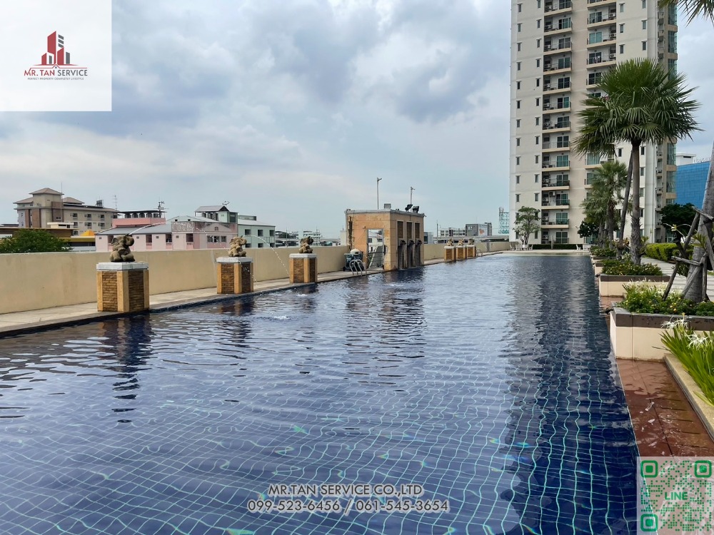 For RentCondoPattanakan, Srinakarin : Condo for rent, Supalai Park Srinakarin, fully furnished, ready to move in, next to the BTS.