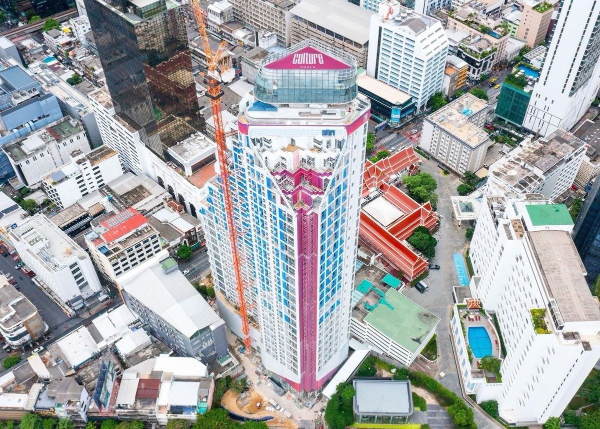 ขายคอนโดสีลม ศาลาแดง บางรัก : Culture Chula ห้องตรงมือ 1 จากเจ้าหน้าที่โครงการ ไม่ผ่านเอเจ้นท์ เริ่มต้นเพียง 6.8 ล้านเท่านั้น