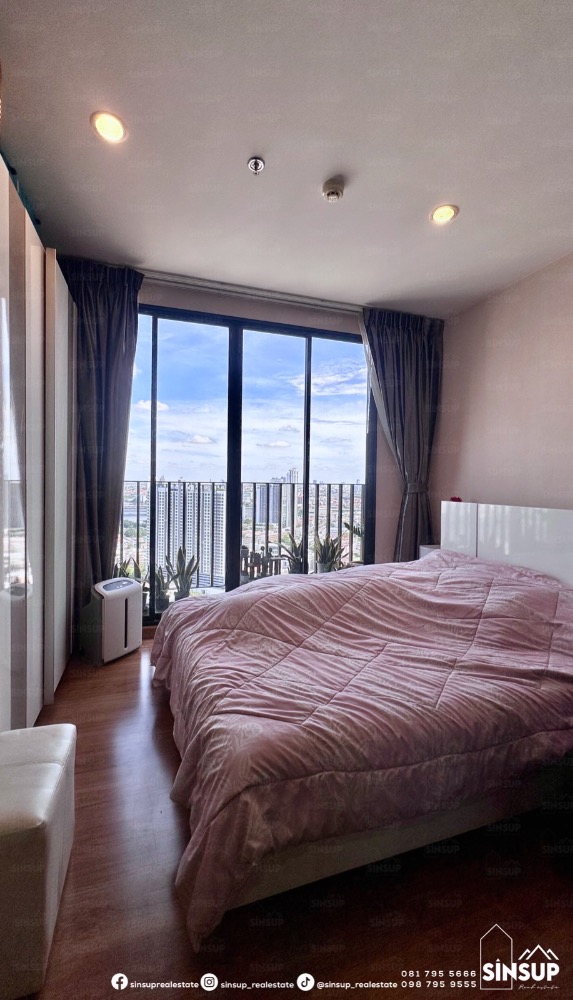 For RentCondoBang Sue, Wong Sawang, Tao Pun : 📣 For rent 𝐓𝐡𝐞 𝐓𝐫𝐞𝐞 𝐈𝐧𝐭𝐞𝐫𝐜𝐡𝐚𝐧𝐠𝐞, high floor, very beautiful view, complete electrical appliances.