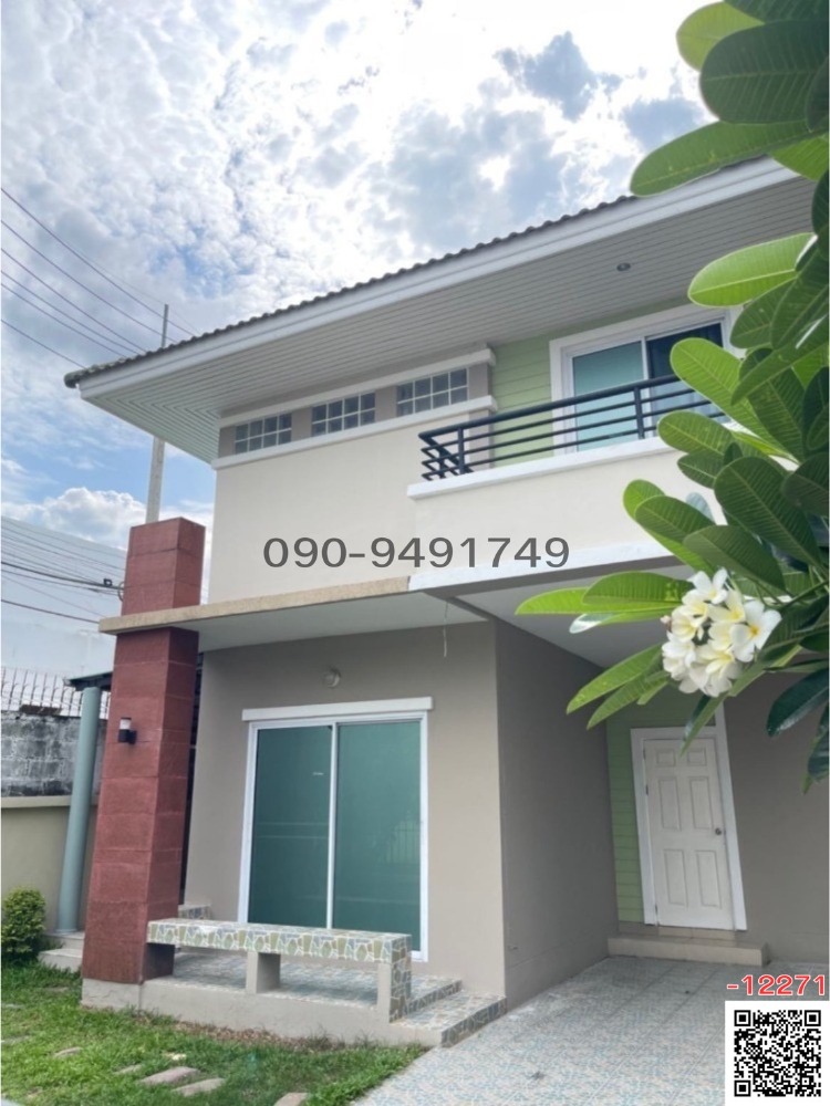 For RentCondoPinklao, Charansanitwong : 2-storey detached house for rent, The Emerald Garden and Sports Club Village Project
