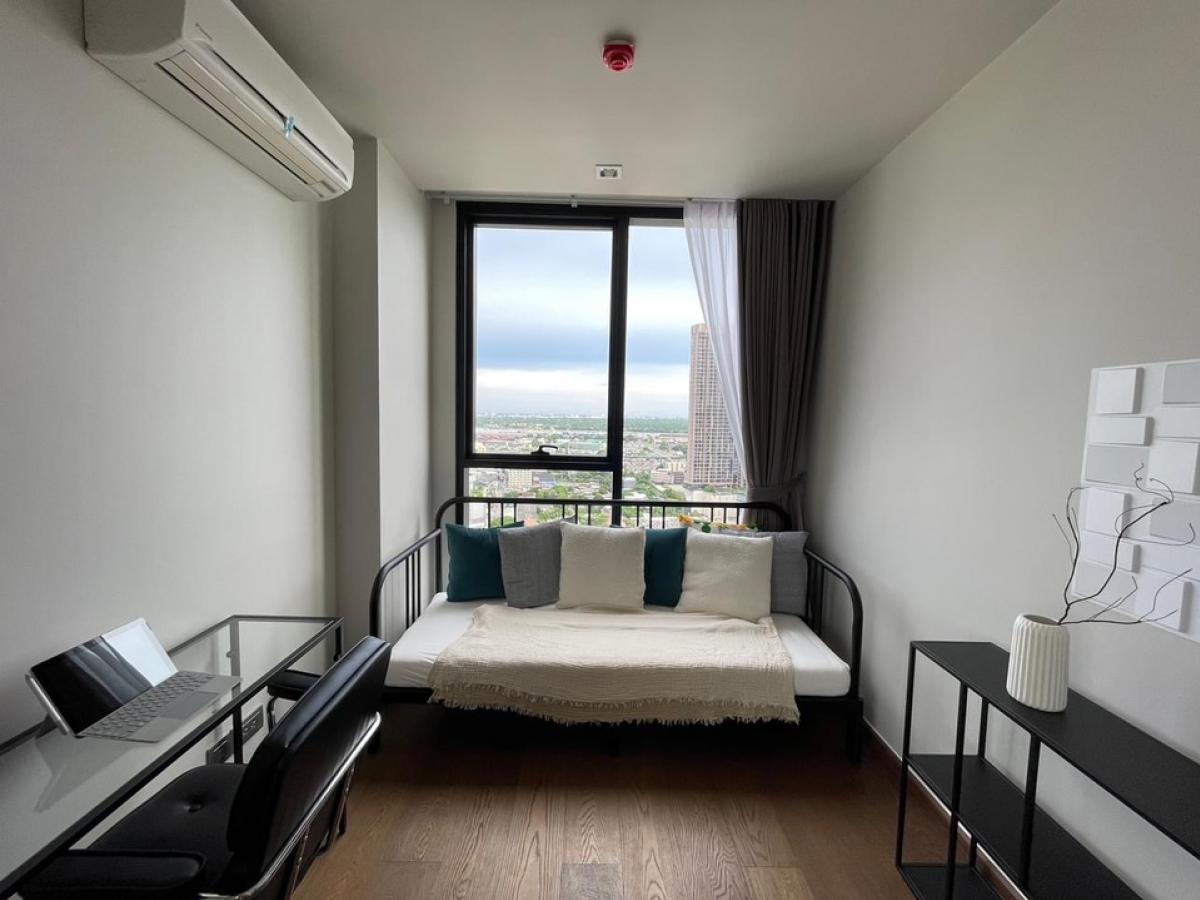 For SaleCondoSukhumvit, Asoke, Thonglor : 📢👇 Ideo Q Sukhumvit 36, 1 bed plus, room with a view of Chao Phraya River and Bang Kachao, fully furnished