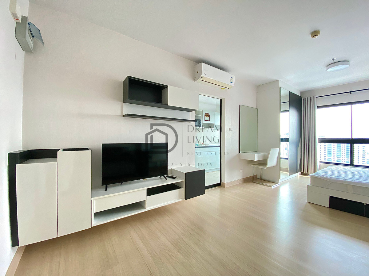 For RentCondoThaphra, Talat Phlu, Wutthakat : New room, open view, comfortable to the eyes Separate kitchen studio Never rented out