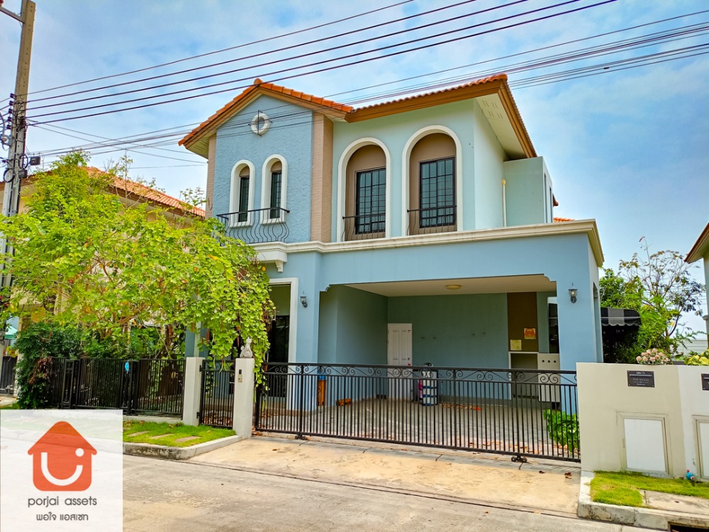ขายบ้านมีนบุรี-ร่มเกล้า : ✨ขายบ้านเดี่ยว 🏡 เดอะ ริคโค้ เรสซิเดนซ์ วงแหวนฯ-จตุโชติ บ้านเดี่ยว 2 ชั้น แบบ 4 ห้องนอน🛏️ ขนาด 50.6 ตร.วา 📍ติดถนนไทยรามัญ ใกล้ทางด่วนรามอินทรา-อาจณรงค์​ ด่านจตุโชติ