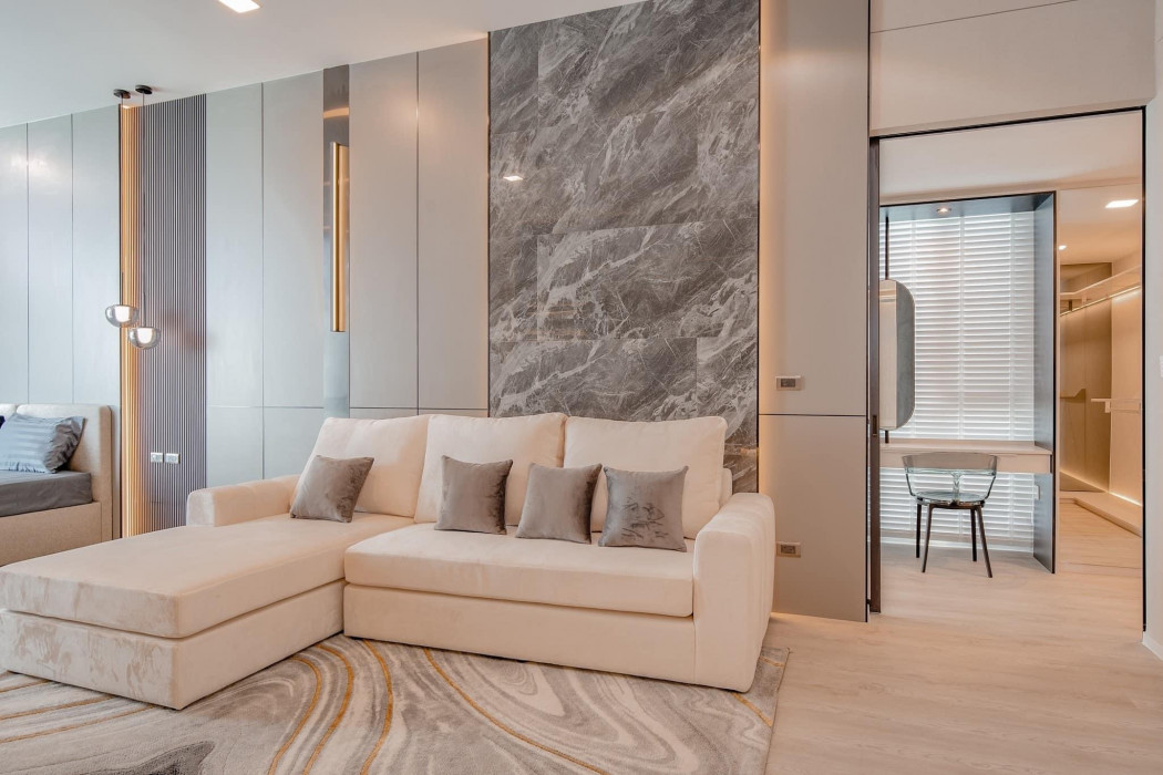 For RentHousePattanakan, Srinakarin : For rent, luxury house, Vive Krungthep Kreetha, with private lift, 4 bedrooms, near Wellington School